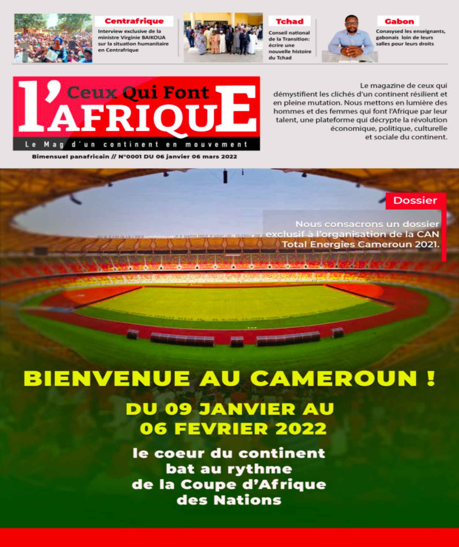 Cover Ceux Qui Font l'Afrique - 01 