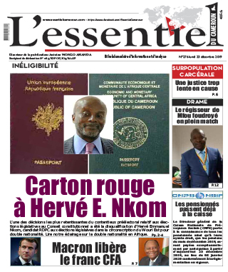 Cover L'Essentiel du Cameroun - 276 
