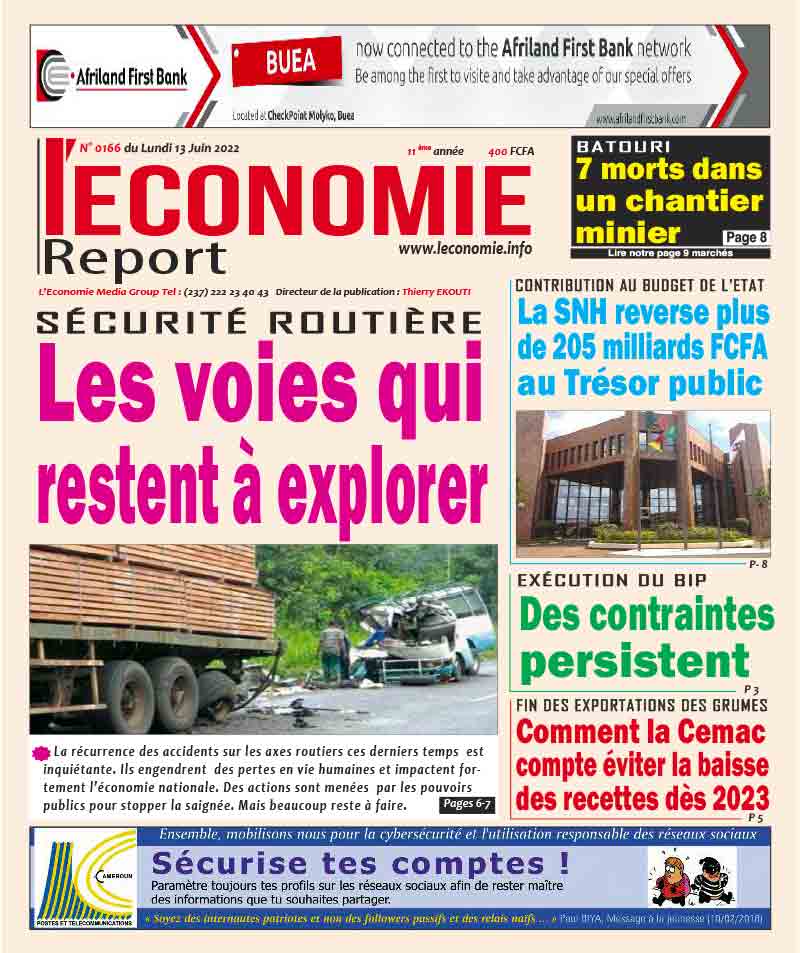 Cover l'Economie Report - 0166 