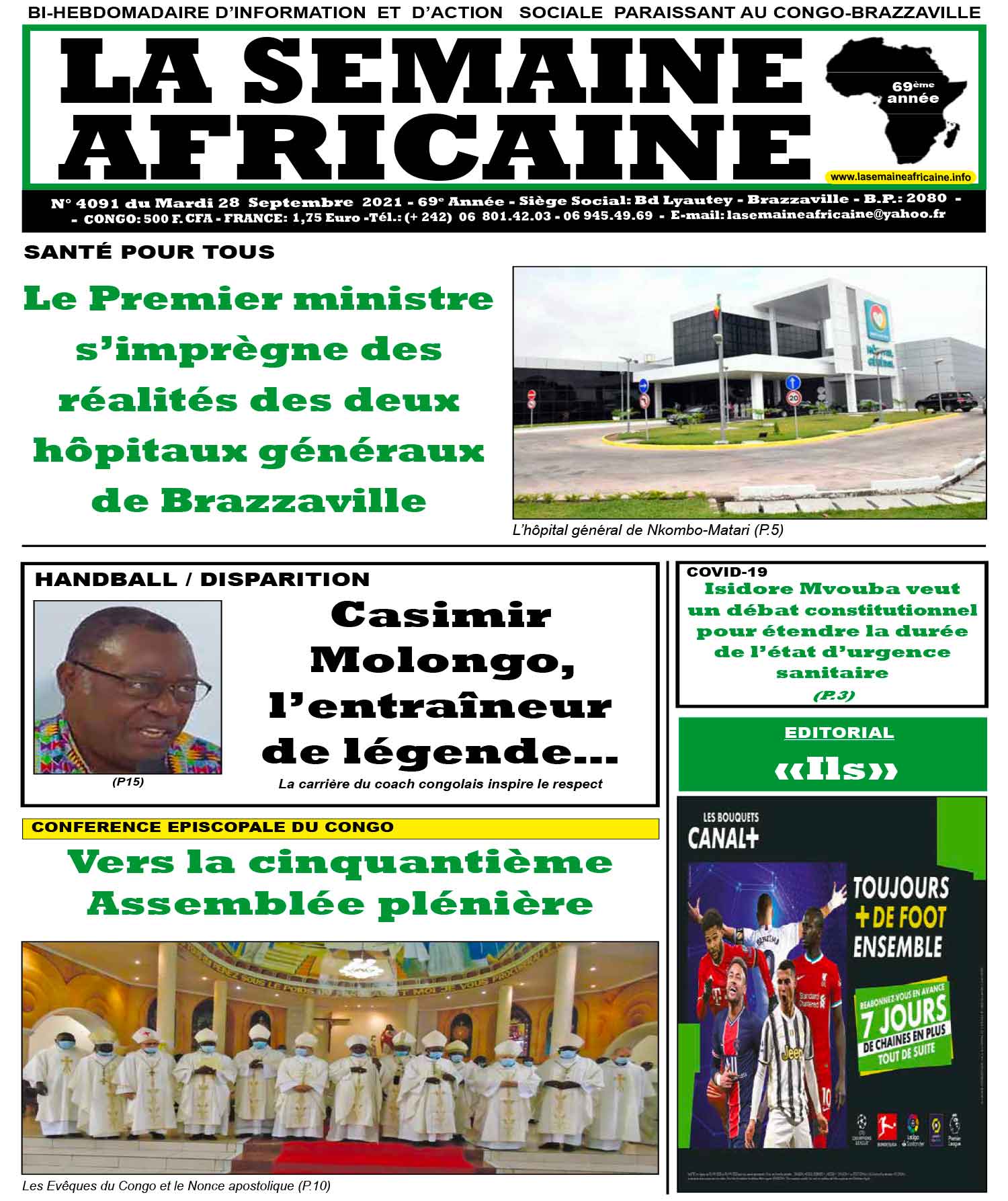 Cover La Semaine Africaine - 4091 