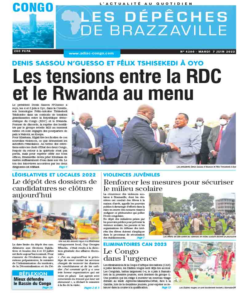 Cover Les Dépêches de Brazzaville - 4266 