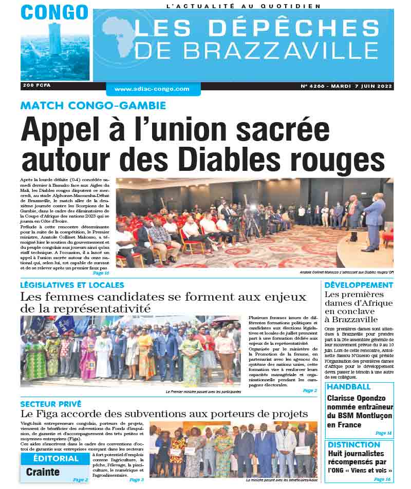 Cover Les Dépêches de Brazzaville - 4267 