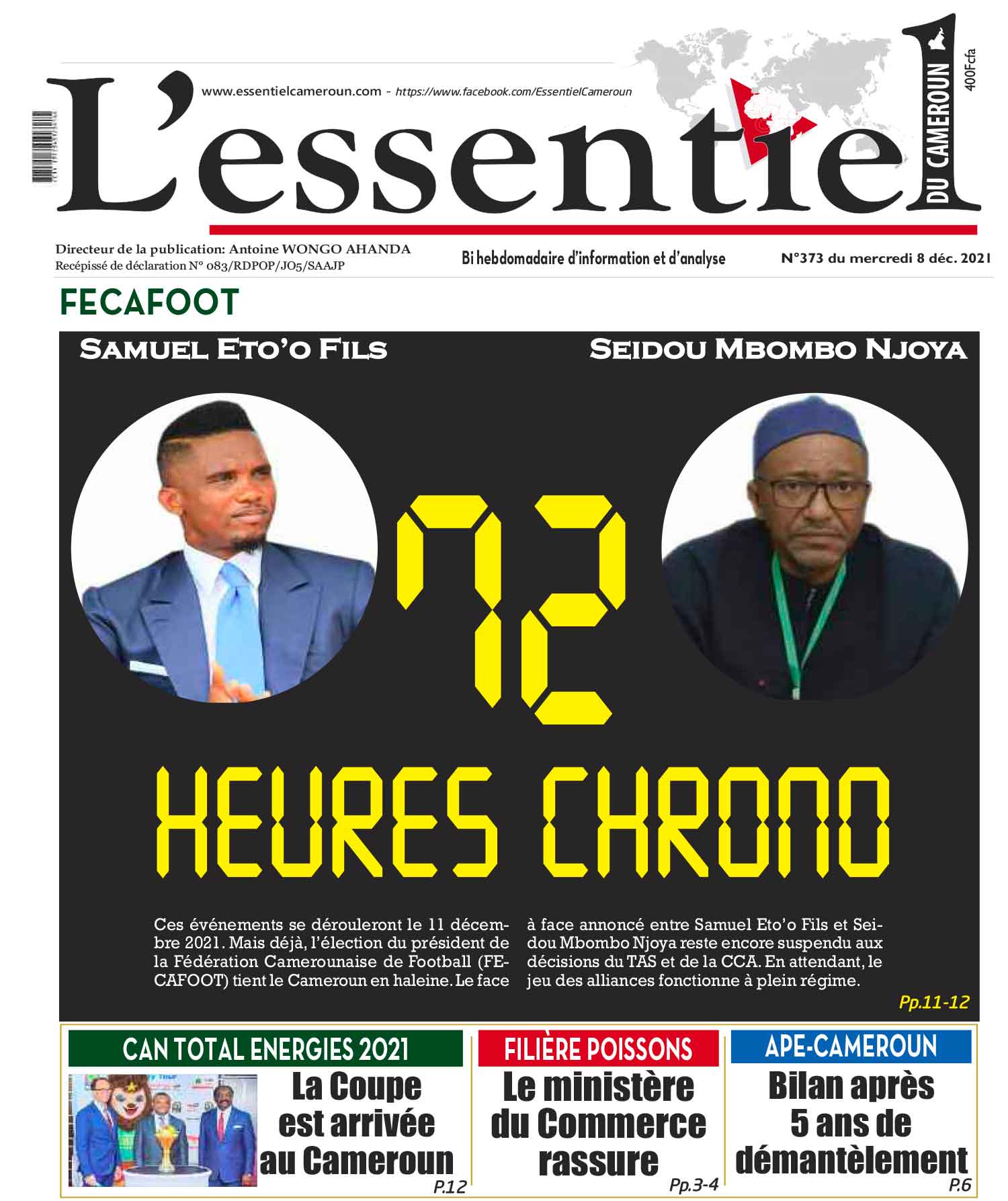 Cover L'Essentiel du Cameroun - 373 