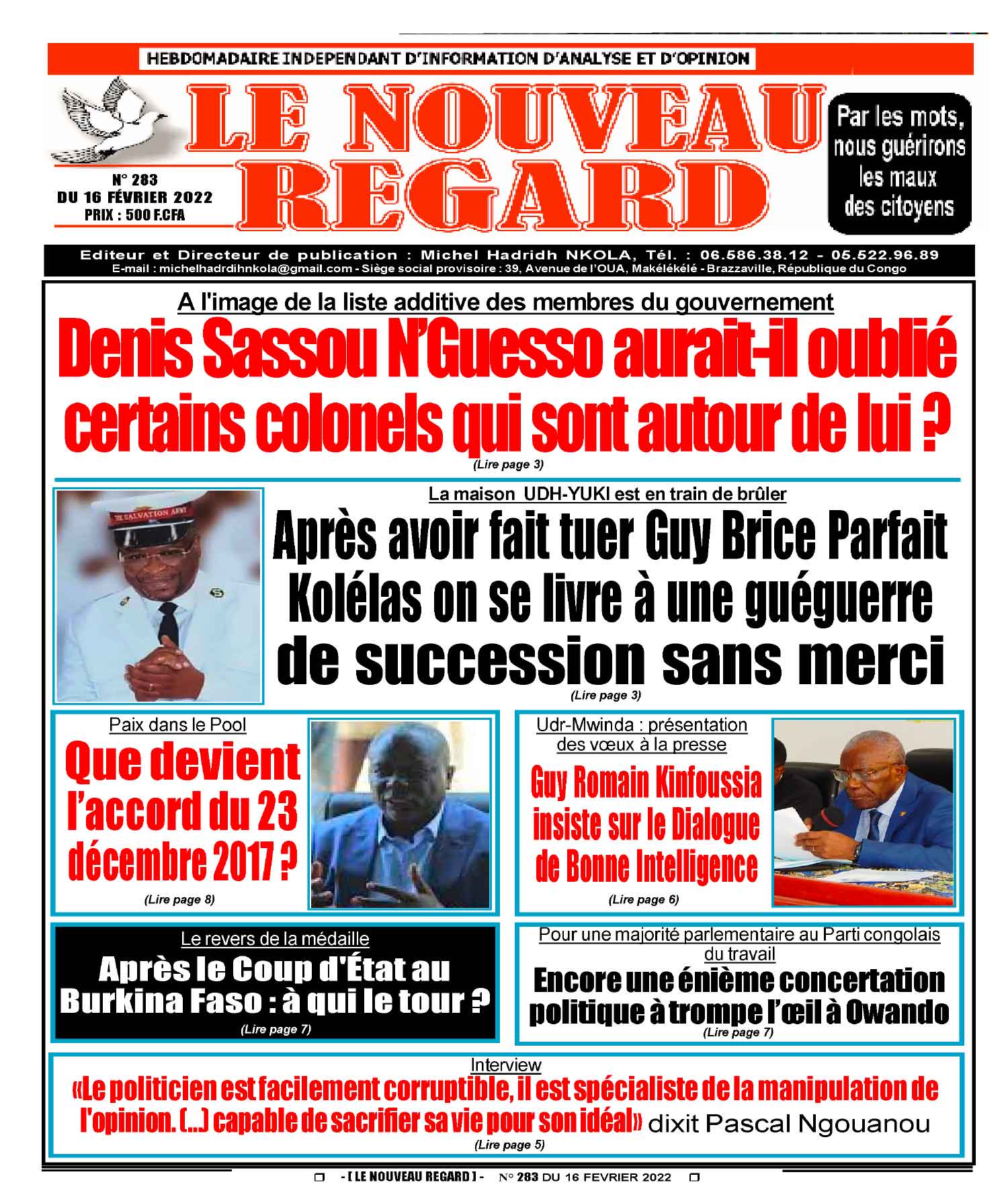 Cover Le Nouveau Regard - 283 