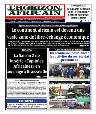 Cover L'horizon Africain - 16 