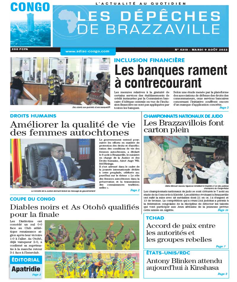 Cover Les Dépêches de Brazzaville - 4310 