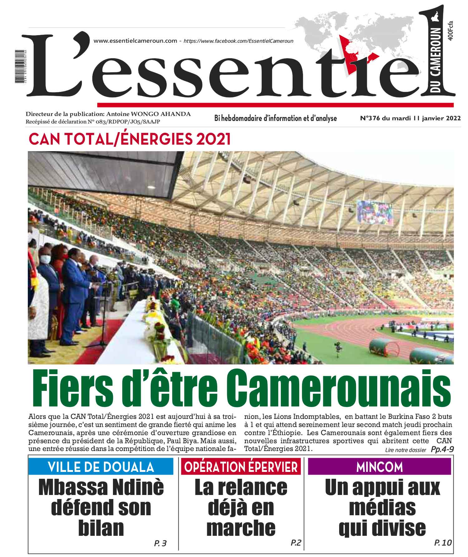 Cover L'Essentiel du Cameroun - 376 