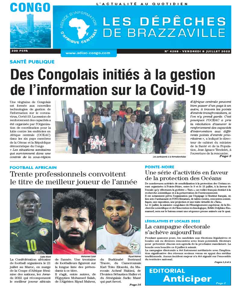 Cover Les Dépêches de Brazzaville - 4288 