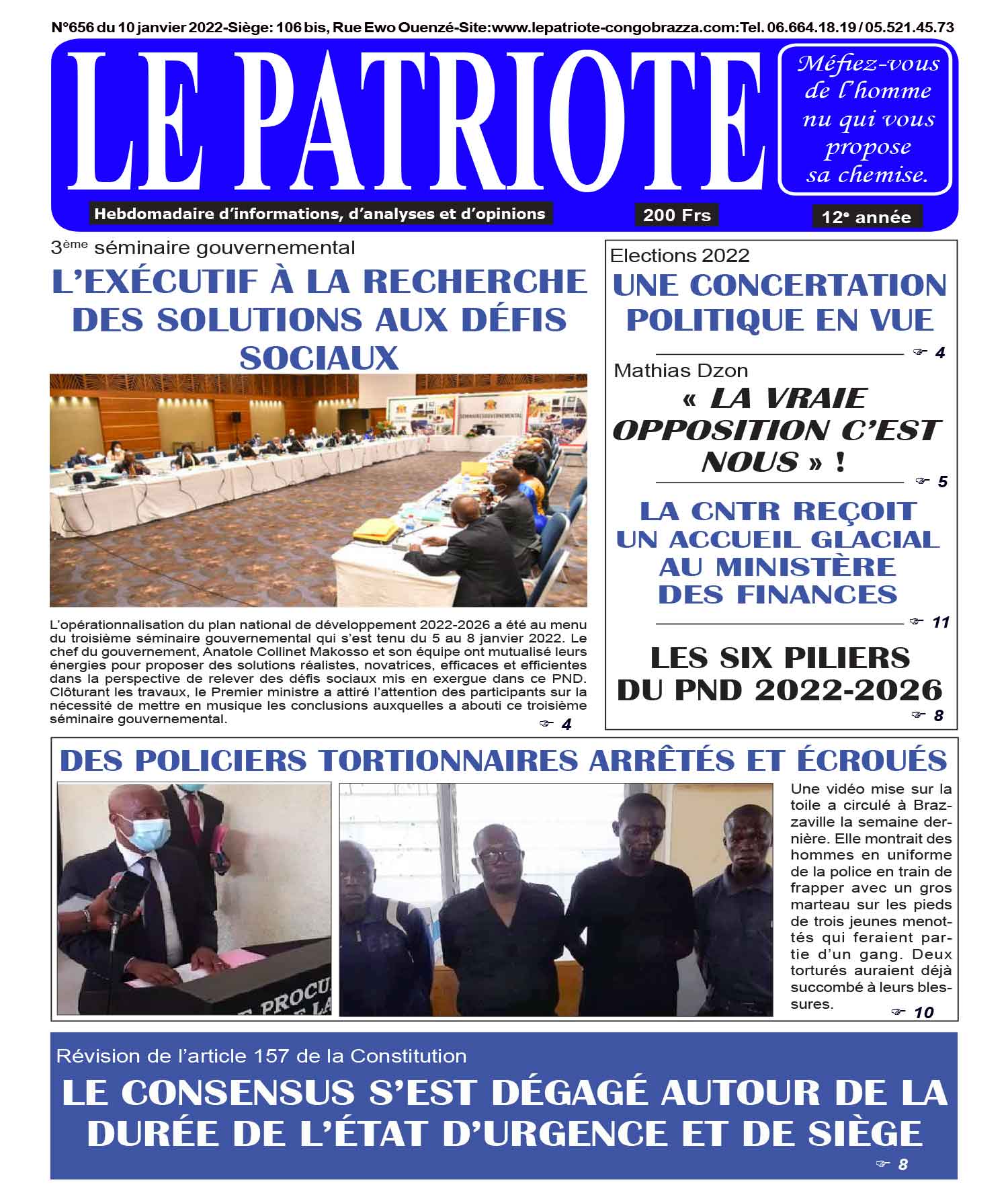 Cover Le Patriote - 656 