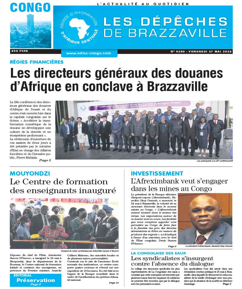 Cover Les Dépêches de Brazzaville