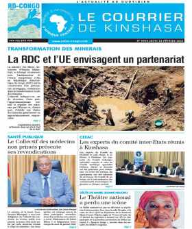 Cover Le Courrier de Kinshasa - 4450 