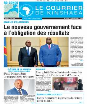 Cover Le Courrier de Kinshasa - 4477 