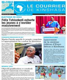 Cover Le Courrier de Kinshasa - 4391 