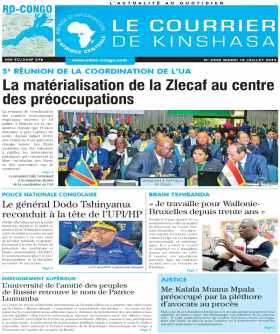 Cover Le Courrier de Kinshasa - 4550 