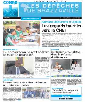Cover Les Dépêches de Brazzaville - 4290 
