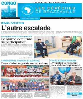 Cover Les Dépêches de Brazzaville - 4610 