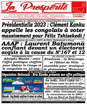 Cover La Prospérité - 6231 