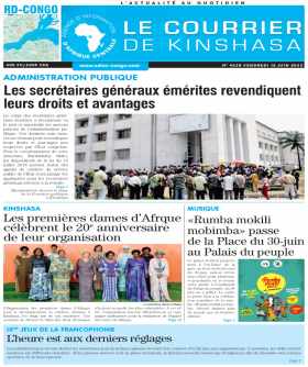 Cover Le Courrier de Kinshasa - 4528 