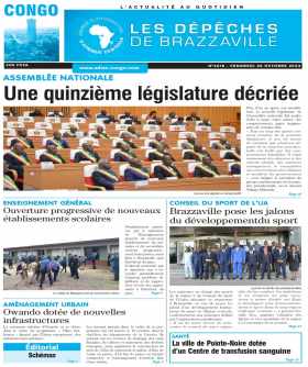 Cover Les Dépêches de Brazzaville - 4618 