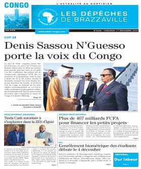 Cover Les Dépêches de Brazzaville - 4646 