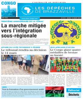 Cover Les Dépêches de Brazzaville - 4710 