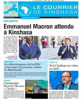 Cover Le Courrier de Kinshasa - 4455 