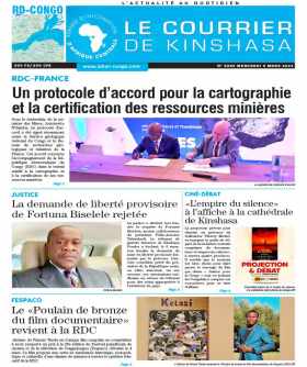 Cover Le Courrier de Kinshasa - 4459 