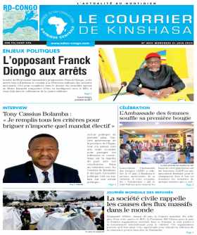 Cover Le Courrier de Kinshasa - 4531 