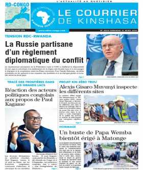 Cover Le Courrier de Kinshasa - 4490 