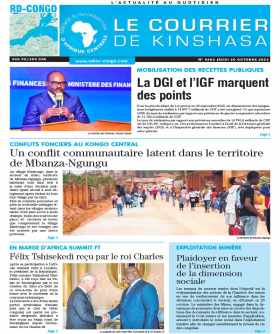 Cover Le Courrier de Kinshasa - 4362 