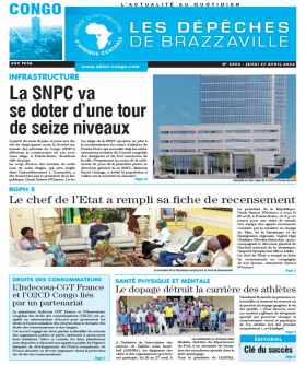 Cover Les Dépêches de Brazzaville - 4494 
