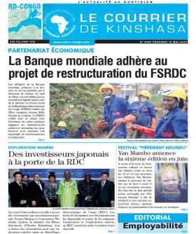 Cover Le Courrier de Kinshasa - 4509 