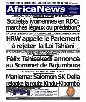 Cover Africa News RDC - 2241 