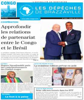 Cover Les Dépêches de Brazzaville - 4534 