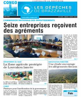 Cover Les Dépêches de Brazzaville - 4478 