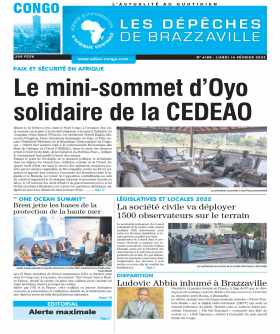 Cover Les Dépêches de Brazzaville - 4188 