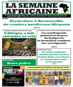 Cover La Semaine Africaine - 4144 
