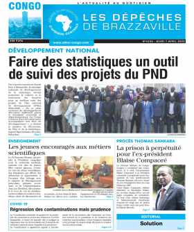 Cover Les Dépêches de Brazzaville - 4226 