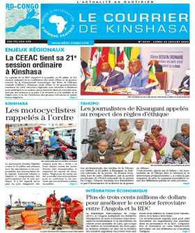 Cover Le Courrier de Kinshasa - 4299 
