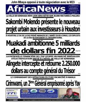 Cover Africa News RDC - 2152 