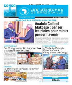 Cover Les Dépêches de Brazzaville - 4519 