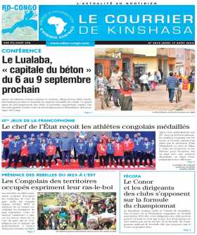 Cover Le Courrier de Kinshasa - 4572 