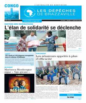 Cover Les Dépêches de Brazzaville - 4665 