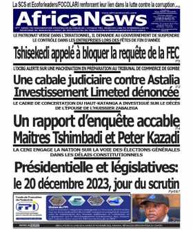 Cover Africa News RDC - 2180 