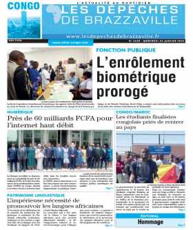 Cover Les Dépêches de Brazzaville - 4429 