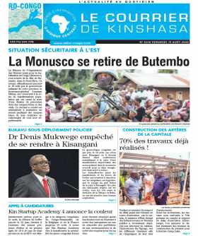 Cover Le Courrier de Kinshasa - 4318 