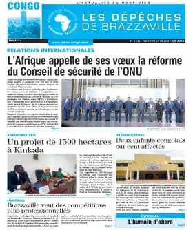 Cover Les Dépêches de Brazzaville - 4421 