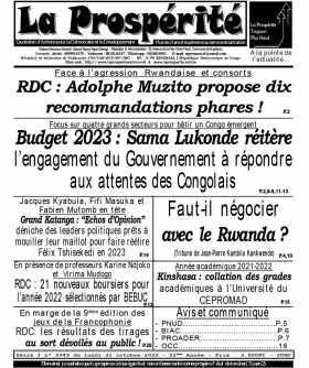 Cover La Prospérité - 5949 