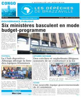 Cover Les Dépêches de Brazzaville - 4662 
