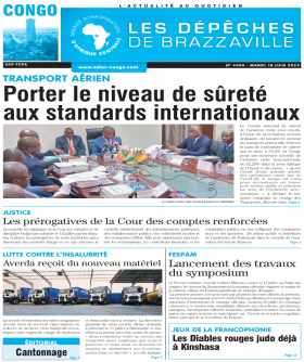 Cover Les Dépêches de Brazzaville - 4550 